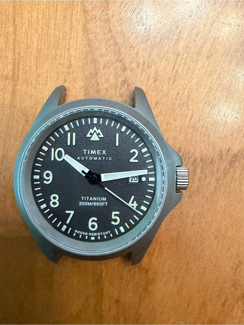 Timex Titanium Field Watch - Gray Dial with White Markers - Picture 2 of 4